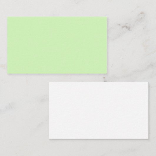 アクアグリーン 名刺 (正面/裏面)