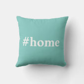 アクアグリーン#home クッション (裏面)