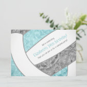 アクアグレイガーリーバレーボール誕生日パーティー 招待状 (スタンド正面)