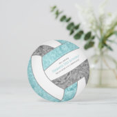 アクアグレイガーリーバレーボール誕生日パーティー 案内状 (スタンド正面)