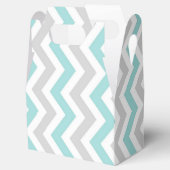 アクアグレーと白いシボ結婚ロン フェイバーボックス (オープン)