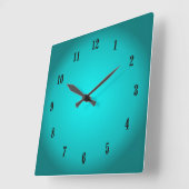 アクアグロー スクエア壁時計 (傾斜)