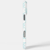 アクアコケットウォーターカラーのリボン Case-Mate iPhoneケース (裏面 / 右)