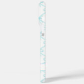 アクアコケットウォーターカラーのリボン Case-Mate iPhoneケース (裏面 / 左)