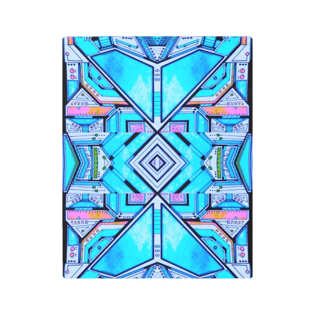 アクアコットンキャンディ メタルプリント (正面)