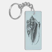 アクアコンチシェル キーホルダー (正面左)