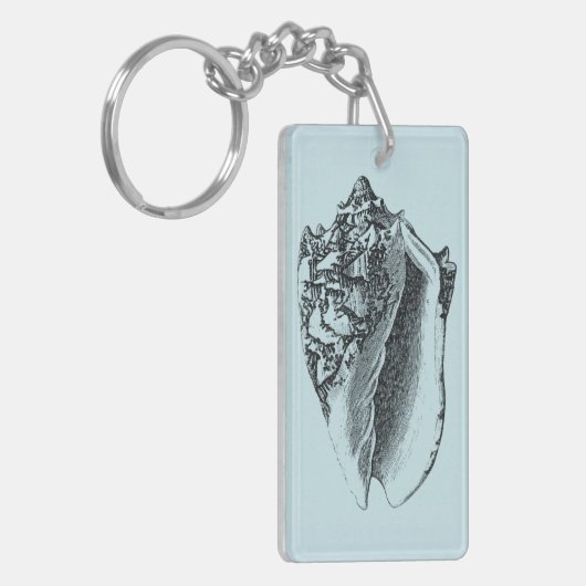 アクアコンチシェル キーホルダー (正面左)