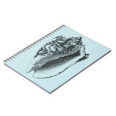 アクアコンチシェル ノートブック (左側)