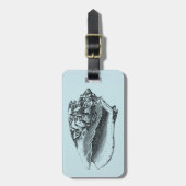 アクアコンチシェル ラゲッジタグ (正面縦)