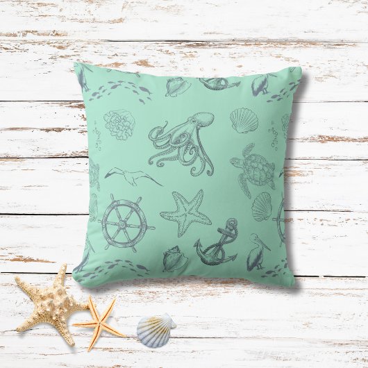 アクアコースタルシーライフ クッション