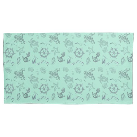 アクアコースタルシーライフ 枕カバー (正面左)