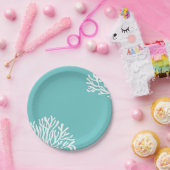 アクアコーラルビーチ ペーパープレート (パーティー)