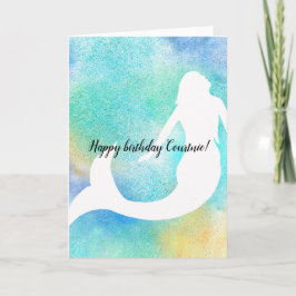 アクアゴールドスパークルマーメイド カード