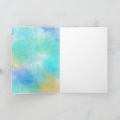 アクアゴールドスパークルマーメイド カード (内部)