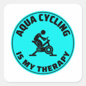 アクアサイクリングスイミングプールフィットネストレーニング スクエアシール (正面)