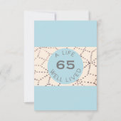 アクアサプライズ誕生日カスタムエージ招待状 招待状 (裏面)