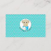 アクアシェブロンエレファントおむつラッフルチケット100pk エンクロージャーカード (裏面)