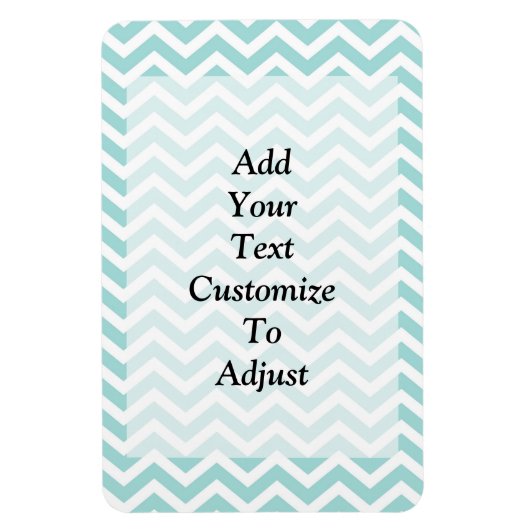 アクアシェブロン模様 マグネット (縦)