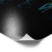 アクアシェルスワールフラクタルアートフォト フォトプリント            (角)