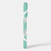 アクアシックなモロッコ格子パターン Case-Mate iPhoneケース (裏面 / 右)