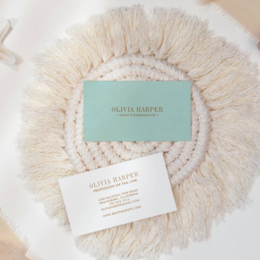 アクアシック |プレインレザーエレガントルック 名刺