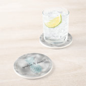 アクアシルバーグラムグリッツパイナップル コースター (側面)