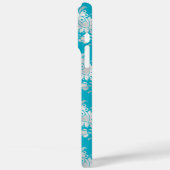 アクアシルバーフローラ Case-Mate iPhoneケース (裏面 / 左)