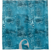 アクアシルバーマーメイド シャワーカーテン (正面)