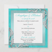 アクアシル結婚バー記念婚約 招待状 (裏面)