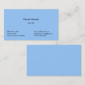 アクアシンプルブルー名刺 名刺 (正面/裏面)