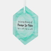 アクアシーウェーブメモリアル形見サンキャッチャー ガラスオーナメント (正面左)