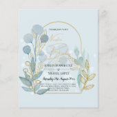 アクアシーガラス金ゴールドスペインのボーダウェディングアクト (正面)