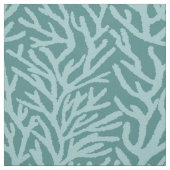 アクアシーコーラルウィズティール（緑がかった色）海 ファブリック (見本)