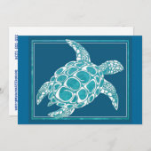 アクアシータートル 招待状 (正面/裏面)