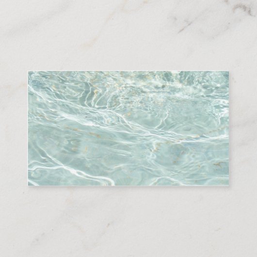 アクアシーホース結婚ノーティックのWebサイト挿入カード エンクロージャーカード (裏面)