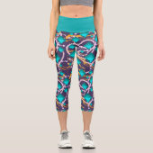 アクアジェム、ペルル及び紫 カプリレギンス (正面)