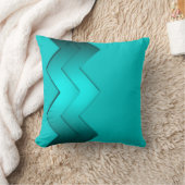 アクアジグザグホテルデザイン2ピロー クッション (ブランケット)