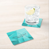 アクアジュエリートーン結婚ズ紙コースター スクエアペーパーコースター (インサイチュ)