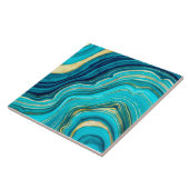 アクアジュエードアートセラミックタイル。 タイル (側面)