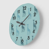 アクアジラフェス ラージ壁時計 (傾斜)