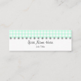 アクアジンガムストライプビジネスカードスキニー スキニー名刺