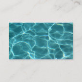 アクアスイミングプール 名刺 (裏面)