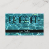 アクアスイミングプール 名刺 (正面)