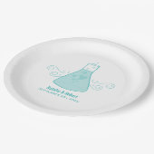 アクアスウィート化学結婚の紙プレート ペーパープレート (アングル)