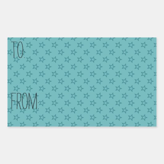 アクアスターズギフトラベル 長方形シール (正面)