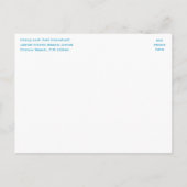 アクアスターフィッシュとロープの保存日 案内ポストカード (裏面)