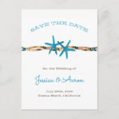 アクアスターフィッシュとロープの保存日 案内ポストカード (正面)