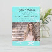 アクアスターフィッシュ写真卒業パーティー招待状 招待状 (スタンド正面)