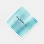 アクアストライプ スタンダードランチョンナプキン (角)