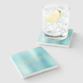 アクアストライプ ストーンコースター (横)